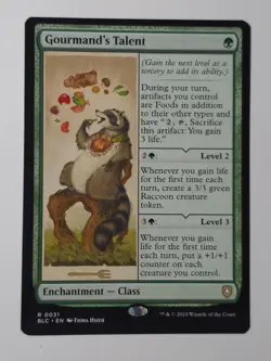 Mtg Gourmand's Talent - Commander: Bloomburrow (BLC) Regular - Image 1