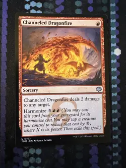 MAGIC THE GATHERING MTG TARKIR DRAGONSTORM CHANNELED DRAGONFIRE - Image 1