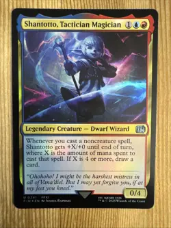 MTG Final Fantasy 0241 Shantotto, Tactician Magician U NM FOIL - Image 1