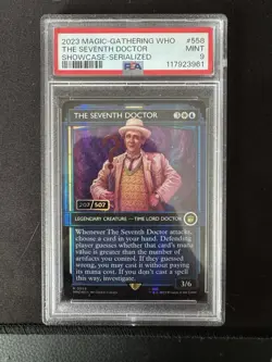 The Seventh Doctor (Serial Numbered) Universes Beyond: Doctor Who Foil PSA 9 - Image 1
