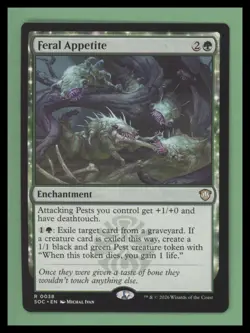 Feral Appetite - Secrets of Strixhaven - NM-Mint - MTG - Image 1