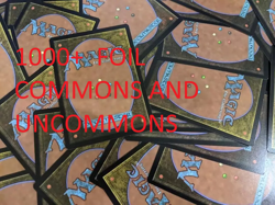 1000+ Foil BULK Common/Uncommon - Bulk Lot Magic MTG - Image 1