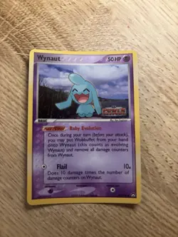 Wynaut 70/108 Holo Power Keepers Stamped Pokemon LP - Image 1