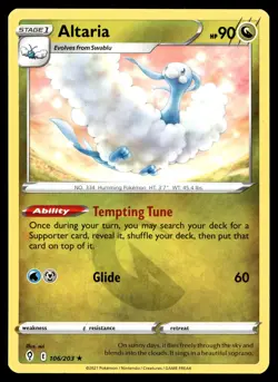 Altaria 106/203 Pokemon SWSH07: Evolving Skies Non Holo - Image 1