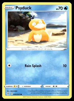 Psyduck 024/203 Pokemon SWSH07: Evolving Skies Non Holo - Image 1