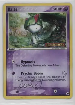 Ralts Reverse Foil Pokemon EX Dragon Frontiers #60 2006 - Image 1