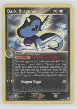 Dark Dragonair Pokemon EX Team Rocket Returns #31 2004 - Image 1