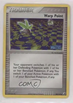 Warp Point Reverse Foil Pokemon EX Unseen Forces #93 2005 - Image 1