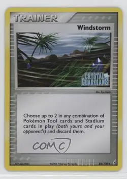 Windstorm Reverse Foil Pokemon EX Crystal Guardians #85 2006 - Image 1