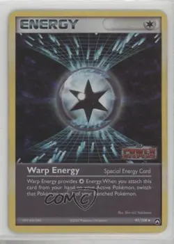 Warp Energy Reverse Foil Pokemon EX Power Keepers #91 2007 - Image 1