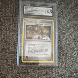 Pokemon Pow! Hand Extension EX Team Rocket Returns 85/109 CGC 8.5 Reverse Holo - Image 1