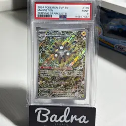 2024 Pokemon Surging Sparks ETB Black Star Promo Magneton #159 PSA 9 Mint - Image 1