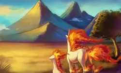 Pokemon anime kori arredondo pok mon ponyta rapidash Pad Gaming Mat Desk - Image 1