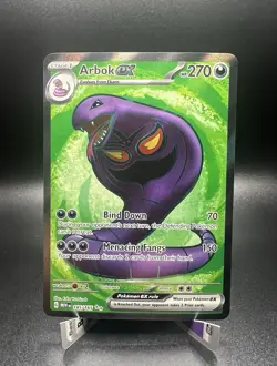 Arbok ex 185/165 Pokemon SV: Scarlet & Violet 151 Ultra Rare NM - Image 1