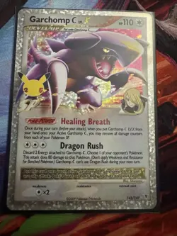 Pokemon Garchomp C Lv.X 145/147 celebrations classic collection Holo 110 HP - Image 1