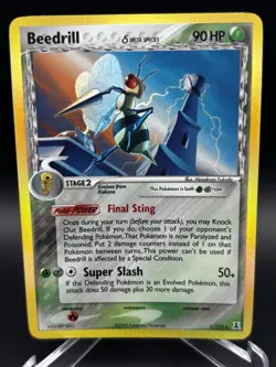 2005 Beedrill (Delta Species) 1/113 Delta Species Holo Rare LP+ Pokemon - Image 1