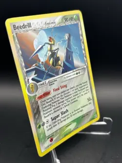 2005 Beedrill (Delta Species) 1/113 Delta Species Holo Rare LP+ Pokemon - Image 3