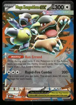 Mega Kangaskhan ex 104/132 Double Rare Mega Evolution Pokemon NM - Image 1