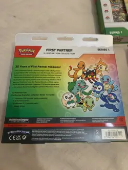5 Pokemon First Partner Illustration Collection Series 1 Box - Image 2