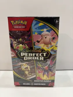 Pokemon TCG Mega Evolution Perfect Order Booster Bundle 6 Packs New Sealed - Image 1