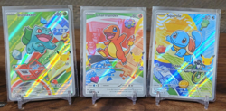 Pokemon TCG First Partner Illustration Collection Series 1 Kanto GEN 1 Starters - Image 1