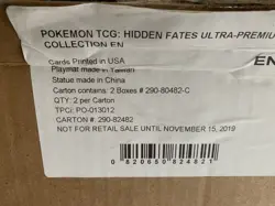 Pokemon TCG Sun & Moon Hidden Fates Ultra Premium Coll G1N - Image 4