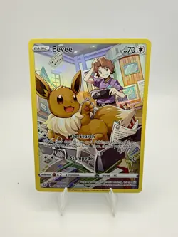 Pokemon Eevee TG11/TG30 Brilliant Stars Full Art Holo 70 HP Basic Ultra Rare 20… - Image 1
