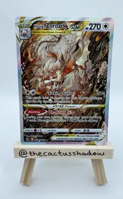 Pokemon Crown Zenith: Galarian Gallery Hisuian Zoroark VSTAR GG56/GG70 Holo - NM - Image 1