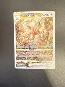 Pokemon Crown Zenith: Galarian Gallery Hisuian Zoroark VSTAR GG56/GG70 Holo - NM - Image 3