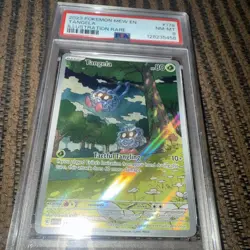 2023 Pokemon Mew EN #178 Tangela PSA 8 Illustration Rare - Image 1