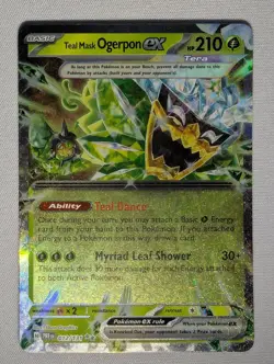Teal Mask Ogerpon ex - 012/131 012/131 Holo SV: Prismatic Evolutions Pokemon NM - Image 1
