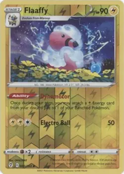 x4 Flaaffy - 055/203 - Uncommon - Reverse Holo Pokemon SS07 Evolving Skies M/NM - Image 1