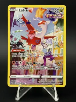 Pokemon SWSH Crown Zenith Latias Galarian Gallery Holo Rare #GG20/GG70 NM 1284 - Image 1