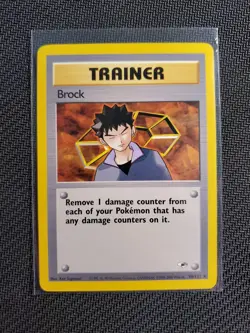 Brock 98/132 - Gym Heroes - Unlimited - Pokemon TCG - WOTC - Image 1