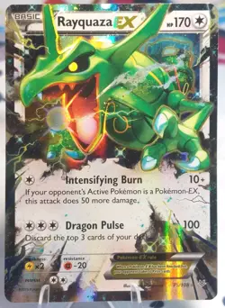 Rayquaza EX Holo Ultra Rare XY Roaring Skies 75/108 Pokemon - Image 1