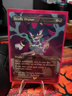 MTG Deadly Dispute (Rainbow Foil) NM Secret Lair Drop Series R Magic 209 - Image 1
