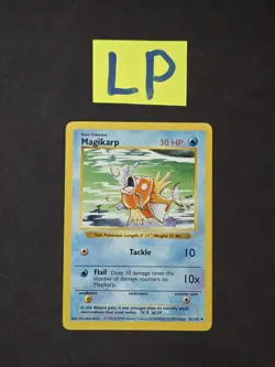 1999 Pokemon Magikarp # 35/102 - Base Set Shadowless - Condition: LP - Image 1