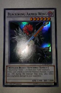 Yugioh Blackwing Armed Wing LC5D-EN133 1ST ED ULTRA LP - Image 1