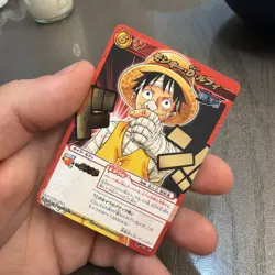 One Piece Miracle Battle Carddass Monkey D Luffy OP 35 Tournament Promo - Image 1