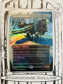 MTG Salvation Engine (Borderless) (Foil) - Aetherdrift (DFT) M 0295 - Image 1