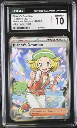 Pokemon English Bianca's Devotion 197/162 2024 Temporal Forces - TEF EN Ultra Ra - Image 1