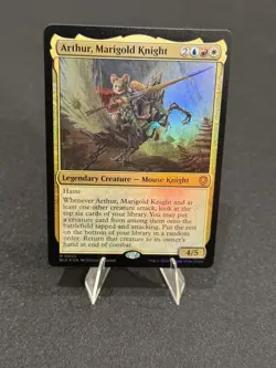 Arthur, Marigold Knight - 5 - NM Foil - Commander: Bloomburrow - MTG - Image 2