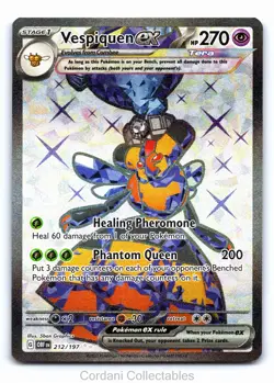 Vespiquen EX 212/197 - Obsidian Flames - Pokemon Card - Near Mint - Image 1