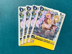 Monzaemon (X Antibody) BT15-040 Playset Exceed Apocalypse Digimon Card x4 - Image 1