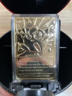 Jigglypuff 1999 Burger King 23k Gold Plated Card - Pokemon TCG w/Poke Ball & COA - Image 3