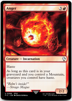 Anger [Commander: Final Fantasy] MTG Magic - NM/M 🔥 - Image 3