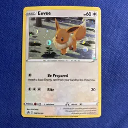 Eevee SWSH190 Pokemon Card Brilliant Stars Cosmos Holo Promo NM (a) - Image 1