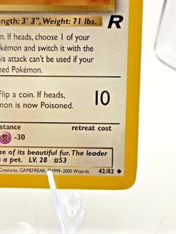 Pokemon Card Dark Persian Team Rocket 1st Edition Uncommon 42/82 NM Condition - Image 5