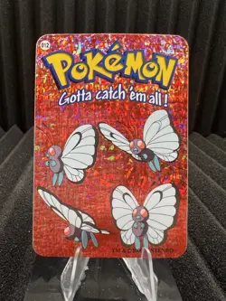 Butterfree #12 - Vintage Vending Machine Prism Sticker 2000 - Pokemon Card - Image 1