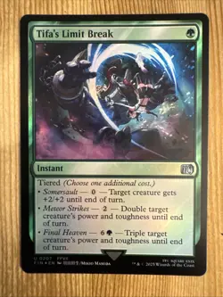 1x Tifa's Limit Break - Foil NM Eng MTG - Final Fantasy - Image 1